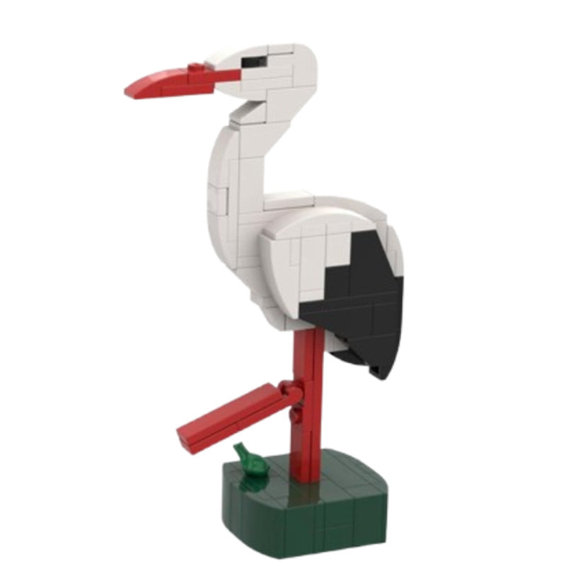 Simple Stork Building Kit | LEGO-Compatible MOC - 5