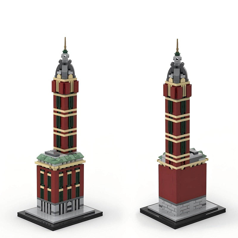 Singer Building 1:800 Scale Micro Skyscraper Building Kit | LEGO-Compatible MOC - 1