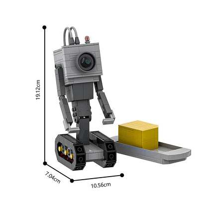 Single-Eye Tracked Butter Service Robot MOC Building Kit - 4