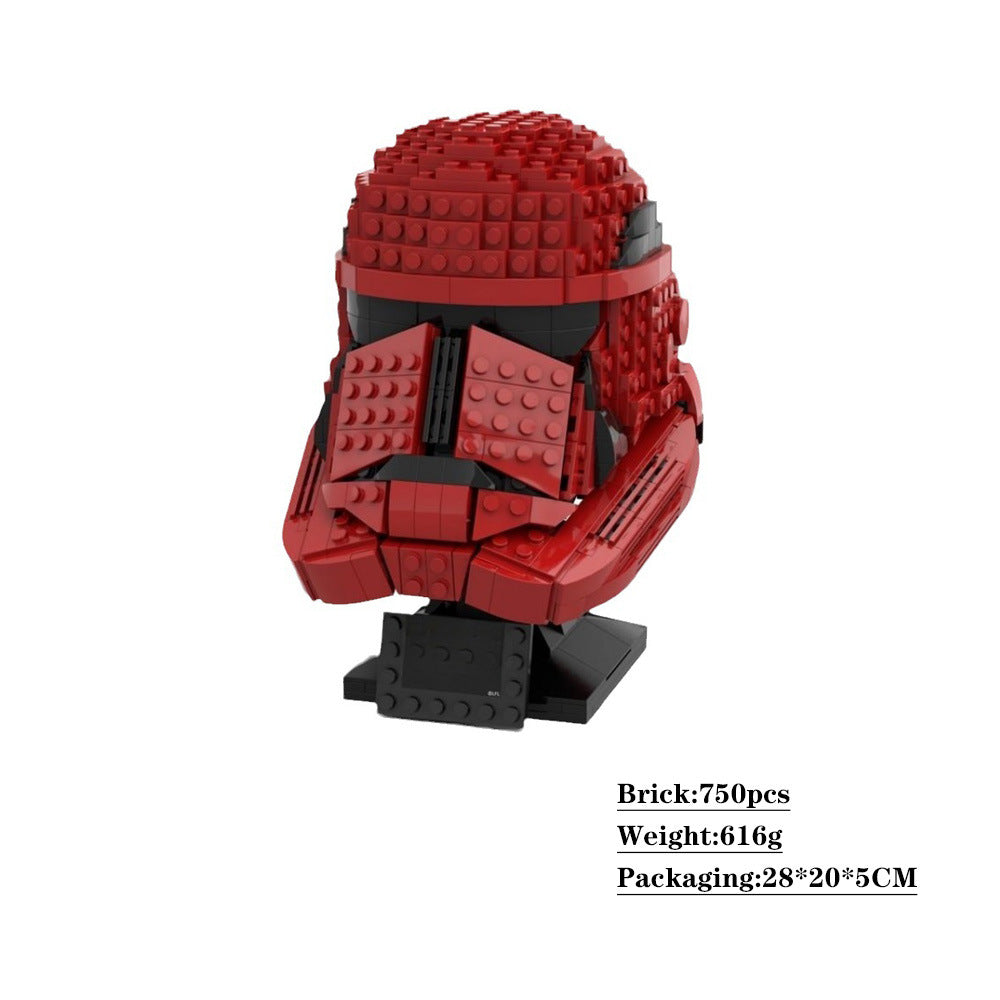 sith trooper helmet building set | star wars | moc-92823 - 4