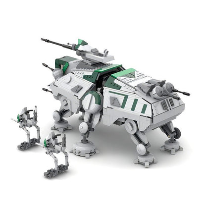 Six-Leg Tactical Combat Walker Military Building Kit | LEGO-Compatible MOC - 1