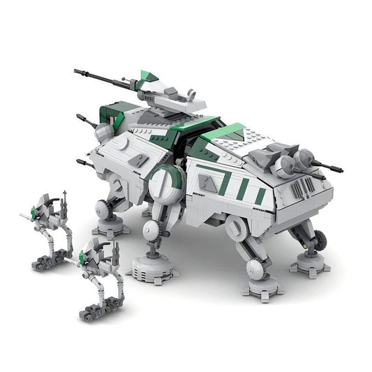 Six-Leg Tactical Combat Walker Military Building Kit | LEGO-Compatible MOC - 1