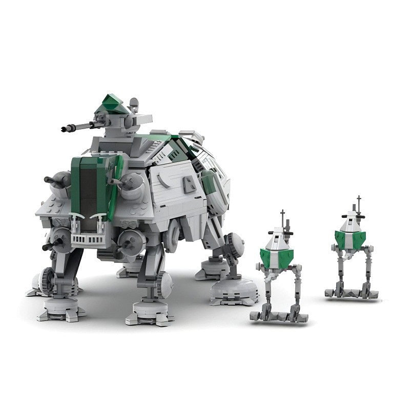 Six-Leg Tactical Combat Walker Military Building Kit | LEGO-Compatible MOC - 2