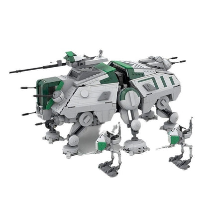 Six-Leg Tactical Combat Walker MOC Building Kit | Futuristic Mecha Vehicle - 1
