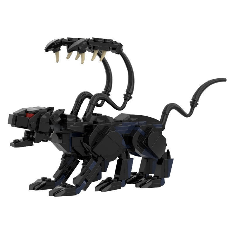 Six-Legged Panther Monster MOC Building Kit | Fantasy Creature Model - 2