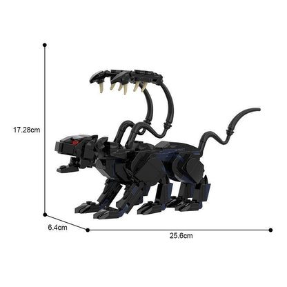 Six-Legged Panther Monster MOC Building Kit | Fantasy Creature Model - 3