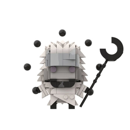six paths madara brickheadz building set | naruto moc compatible - 2