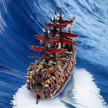 Skeletal Pirate Warship MOC Building Kit - 3