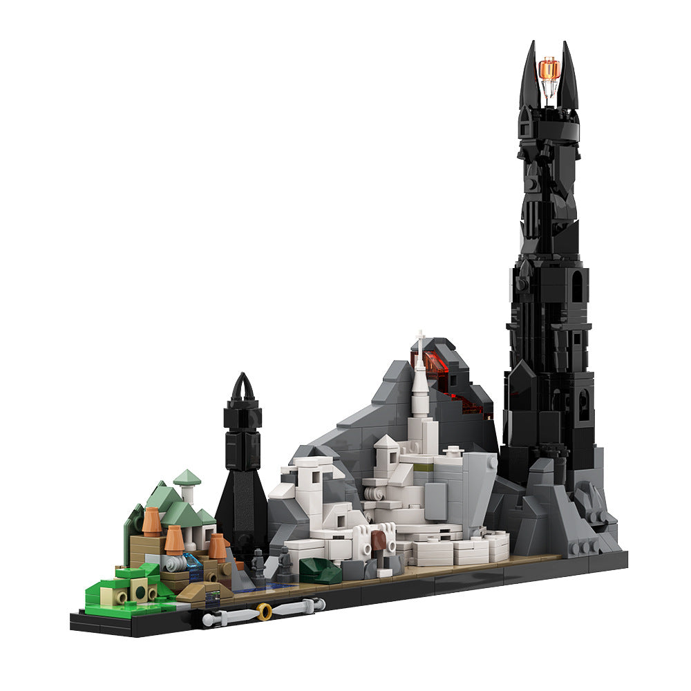 skylines moc building set | lord of the rings - 5
