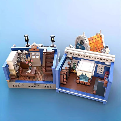 sleepless nights bay - captain's house building set | moc-152596 - 4
