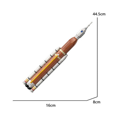 SLS Block 1 Rocket MOC Building Kit | 1:220 Scale Space Model - 4