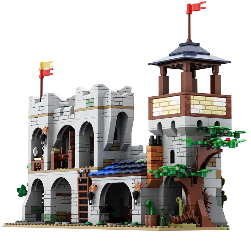 small lion knights' castle building set | moc-137562 - 5