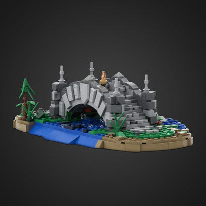 small medieval bridge building set | moc-219833 - 1