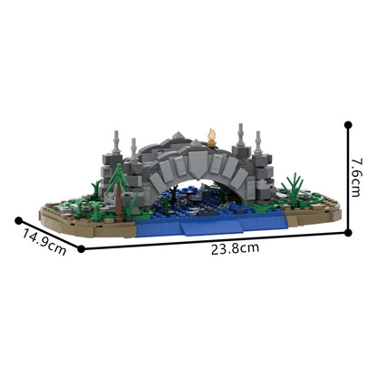 small medieval bridge building set | moc-219833 - 4