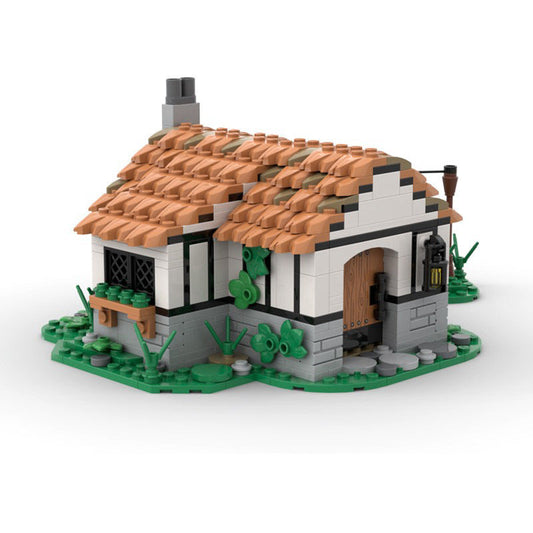 Small Medieval Cottage Building Kit | LEGO-Compatible MOC - 1