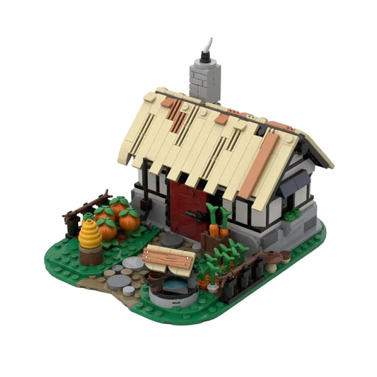 Small Medieval Farmhouse Building Kit | LEGO-Compatible MOC - 1