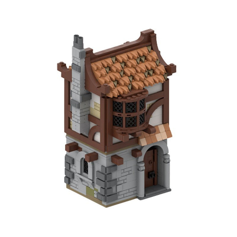 Small Medieval Home MOC Building Kit | Historic Village Architecture - 2
