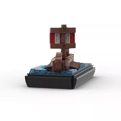 small viking longship building set | moc-76565 - 3