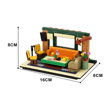 smaller display building set | 21319 friends | moc-138270 - 4