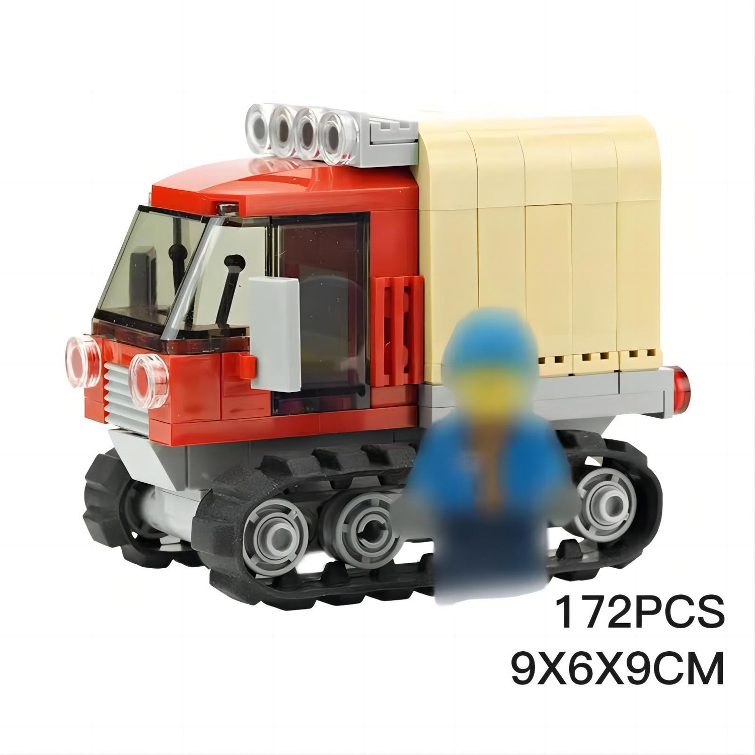 snowcat building set | moc-10037 - 1