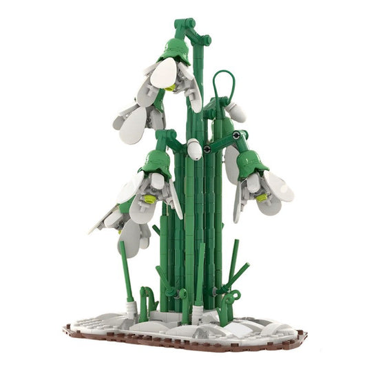 Snowdrops in the Forest Building Kit | LEGO-Compatible MOC - 1