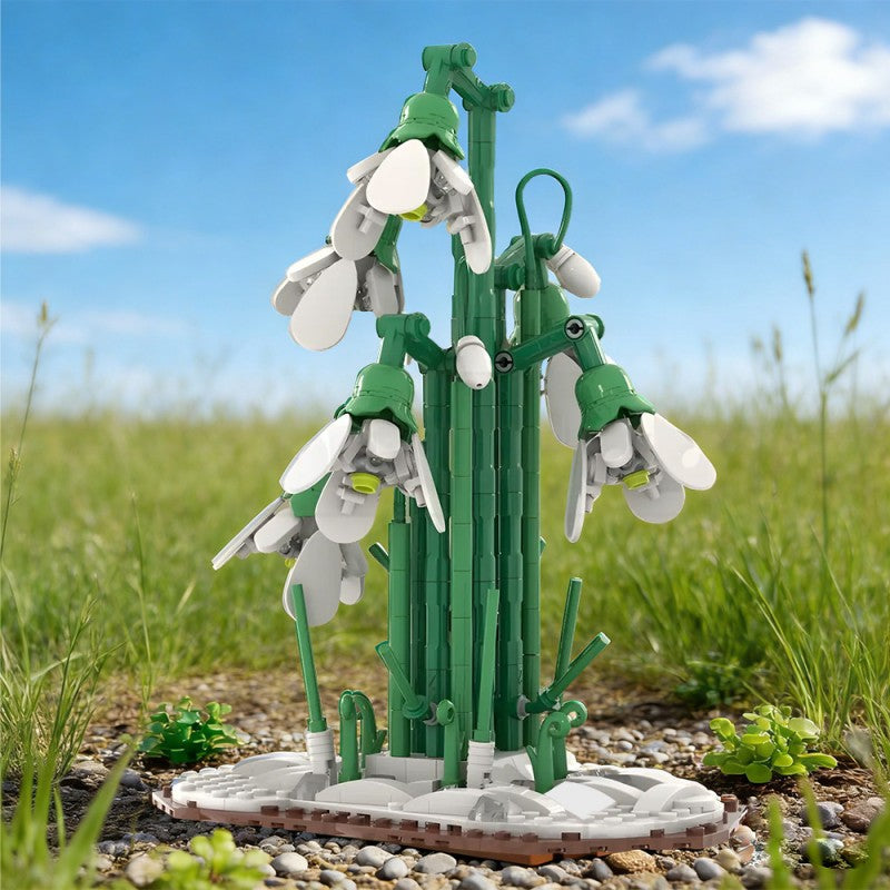 snowdrops in the forest building kit | moc-215316 - 1