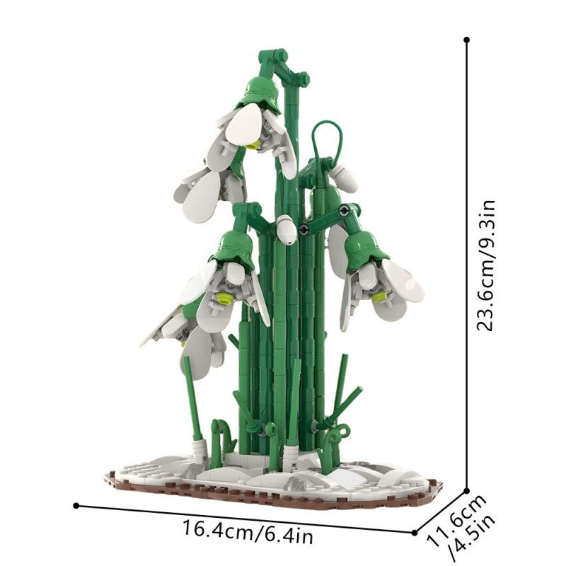 snowdrops in the forest building kit | moc-215316 - 2