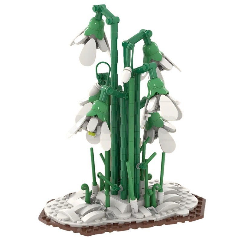 snowdrops in the forest building kit | moc-215316 - 4