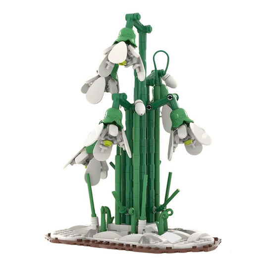 snowdrops in the forest building kit | moc-215316 - 5