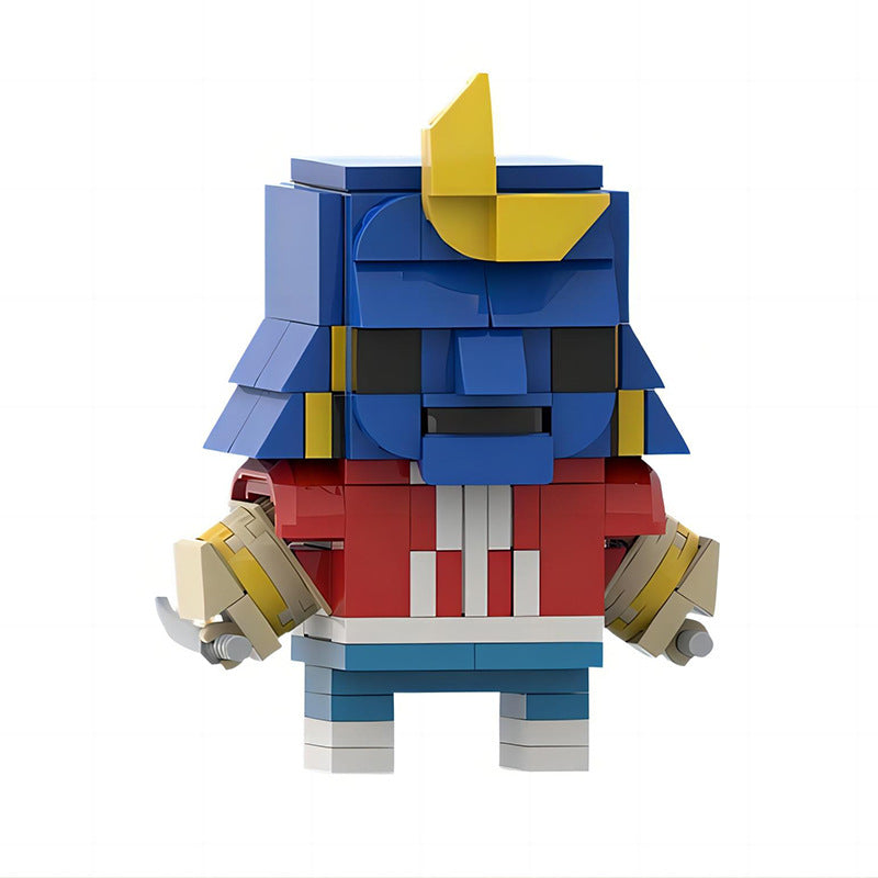 sodom brickheadz building kit | street fighter | moc-138387 - 1