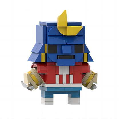 sodom brickheadz building kit | street fighter | moc-138387 - 1