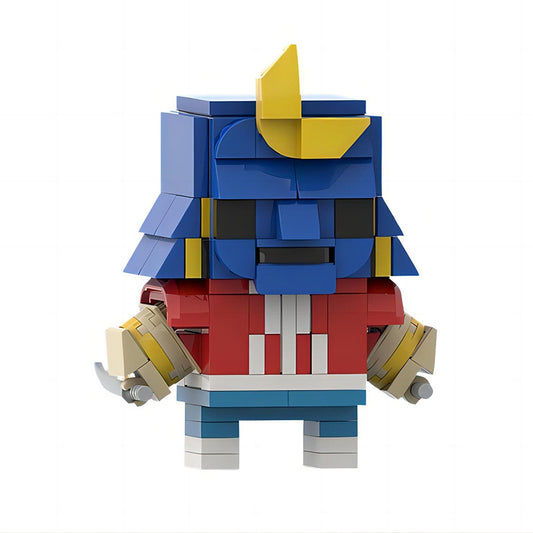 sodom brickheadz building kit | street fighter | moc-138387 - 1