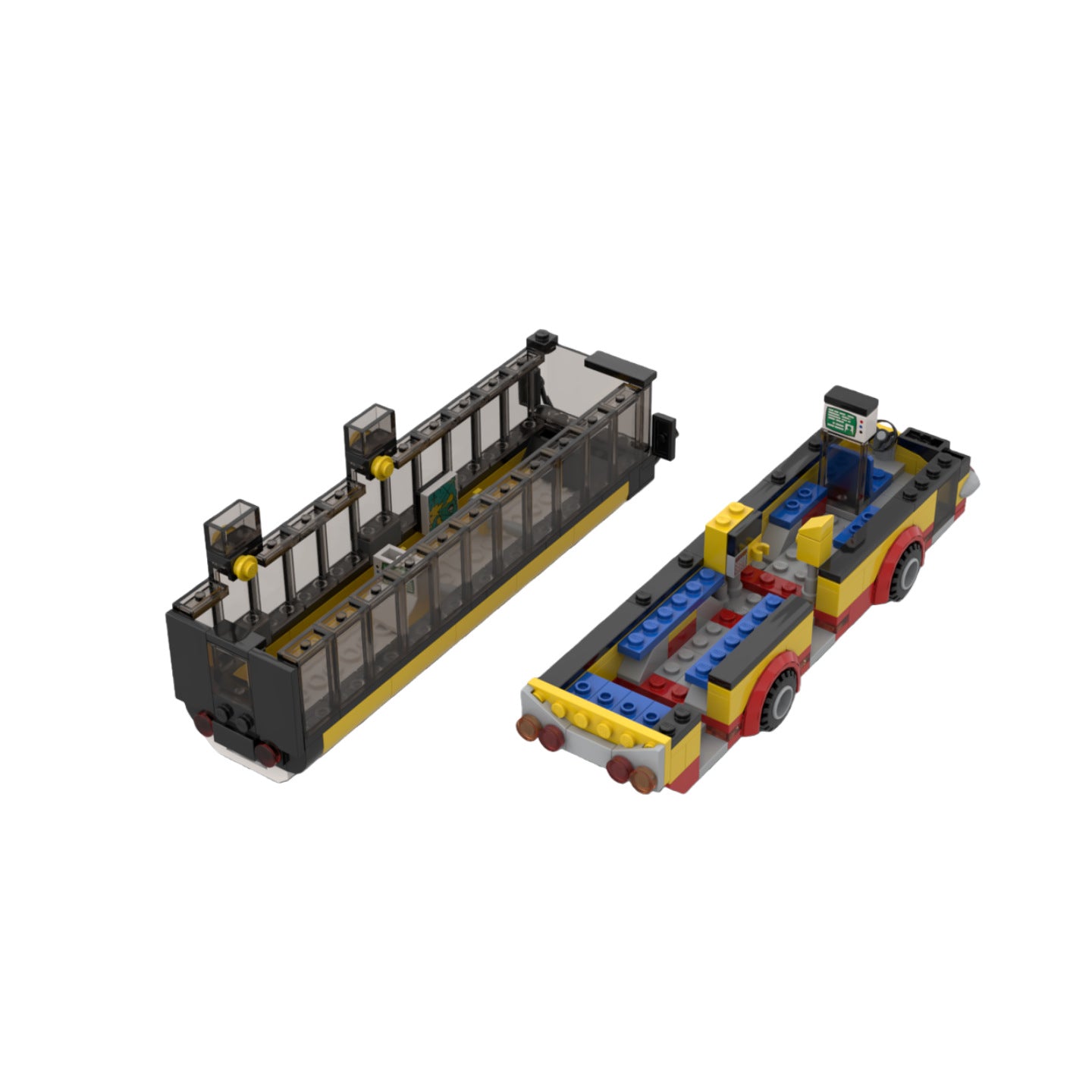 solaris city bus building set | moc-114770 - 3