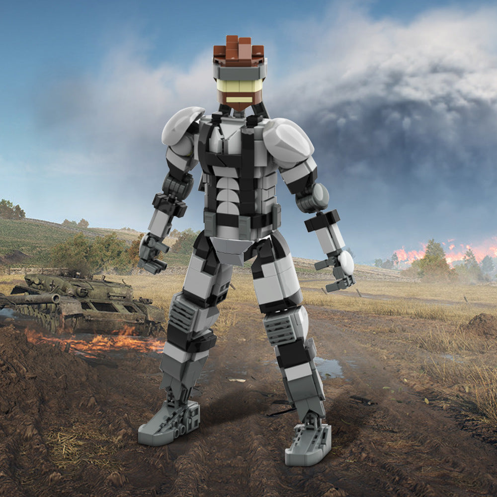 solid snake building set | metal gear solid | moc-222014 - 2