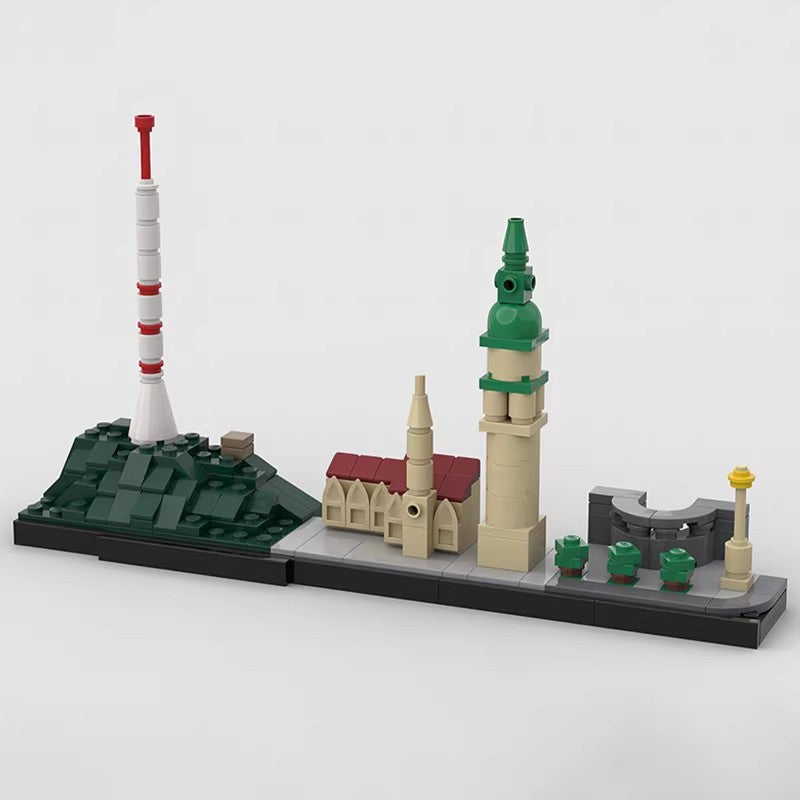 Sopron Skyline Building Kit | LEGO-Compatible MOC - 2