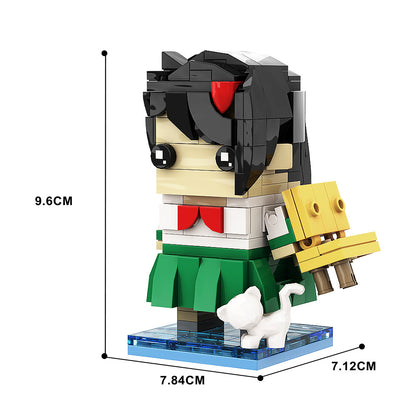 sota brickheadz building kit | suzume | lego compatible moc - 4