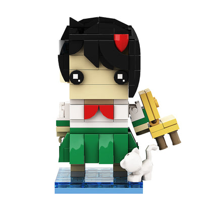 sota brickheadz building kit | suzume | lego compatible moc - 5