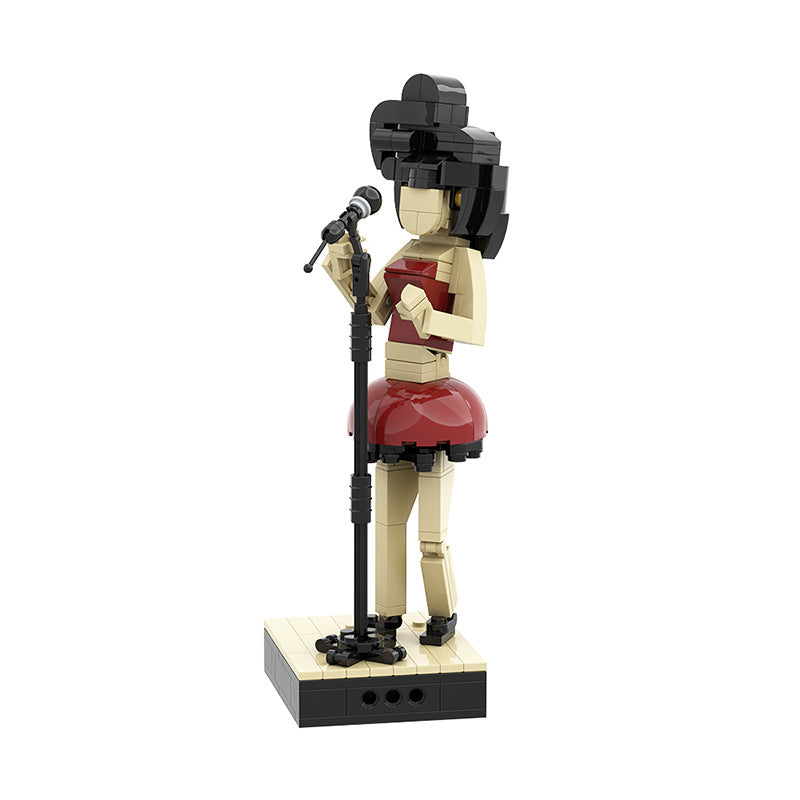 Soul & Jazz Singer Figure Building Kit | LEGO-Compatible MOC - 3