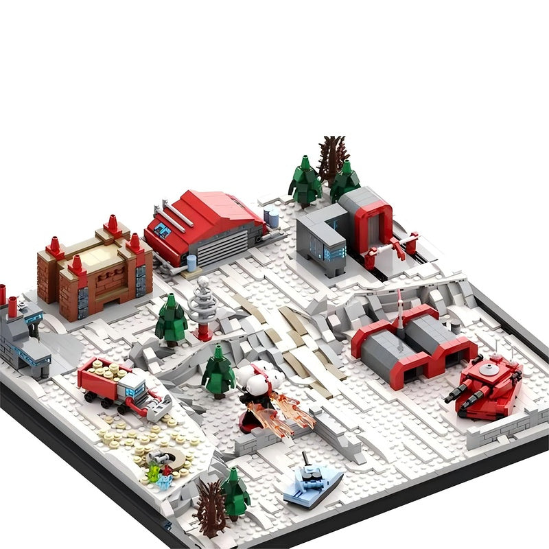 Soviet Command Base MOC Building Kit | Military Diorama Model - 3