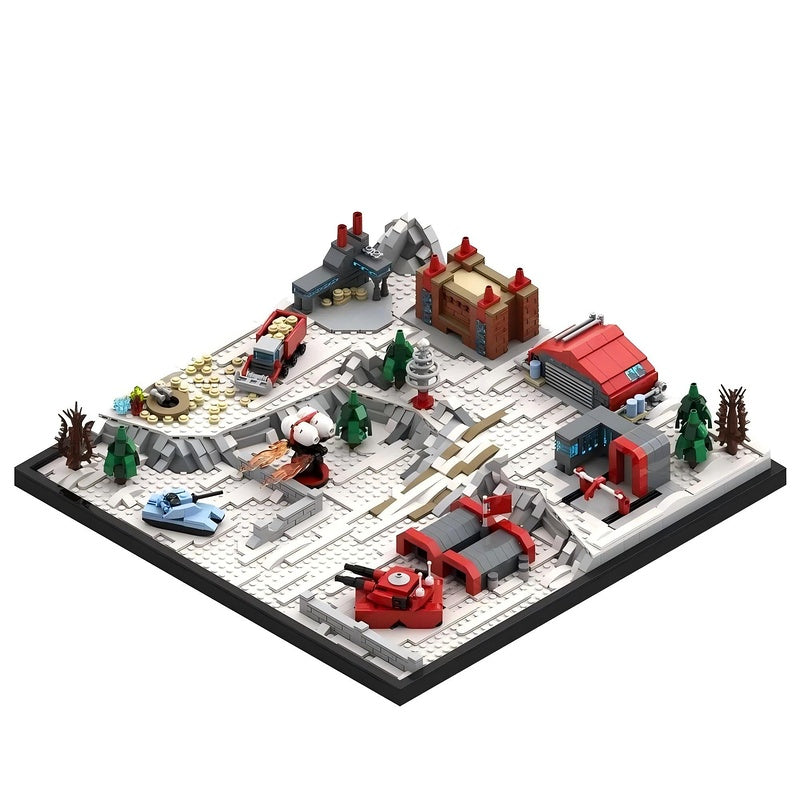 Soviet Command Base MOC Building Kit | Military Diorama Model - 4