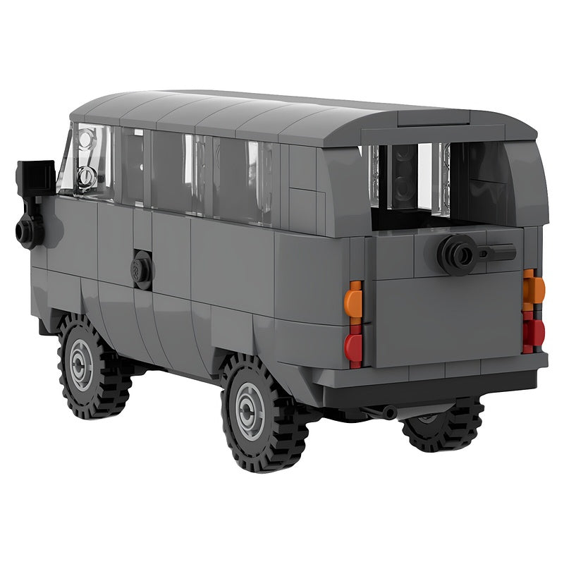 Soviet-Era Cab-Over 4x4 Van MOC Building Kit - 2