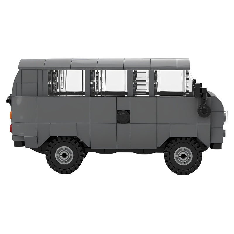 Soviet-Era Cab-Over 4x4 Van MOC Building Kit - 3