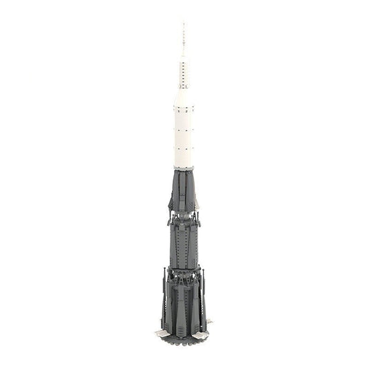 Soviet N1 Moon Rocket Building Kit | Saturn V Scale LEGO-Compatible MOC - 1