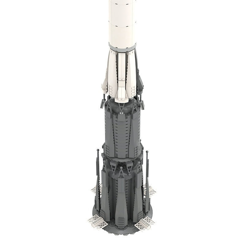 Soviet N1 Moon Rocket Building Kit | Saturn V Scale LEGO-Compatible MOC - 3