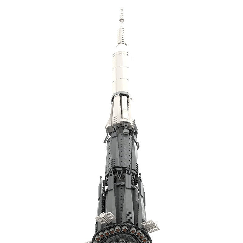 Soviet N1 Moon Rocket Building Kit | Saturn V Scale LEGO-Compatible MOC - 4