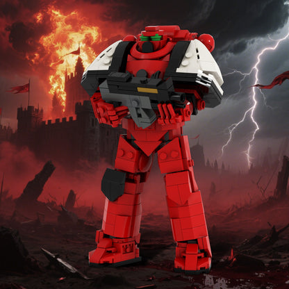 space marine blood raven building set | warhammer 40k | moc-205030 - 1