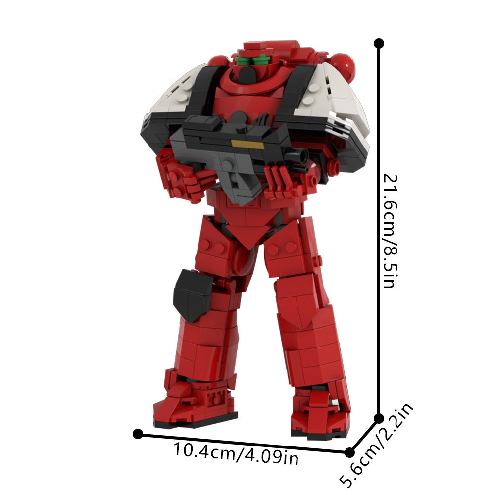 space marine blood raven building set | warhammer 40k | moc-205030 - 3