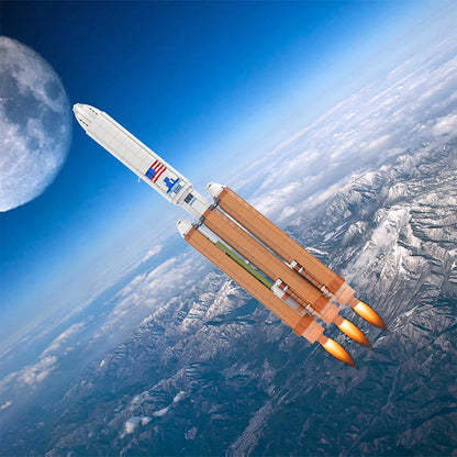 Space Rocket Atlas MOC Building Kit | 1:110 Scale Rocket Model - 4