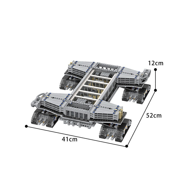 Space Shuttle Transport Vehicle MOC Building Kit | Aerospace Model - 5