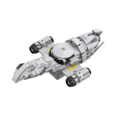 Space Western Firefly-Class Cargo Spaceship Building Kit | Compatible MOC - 1